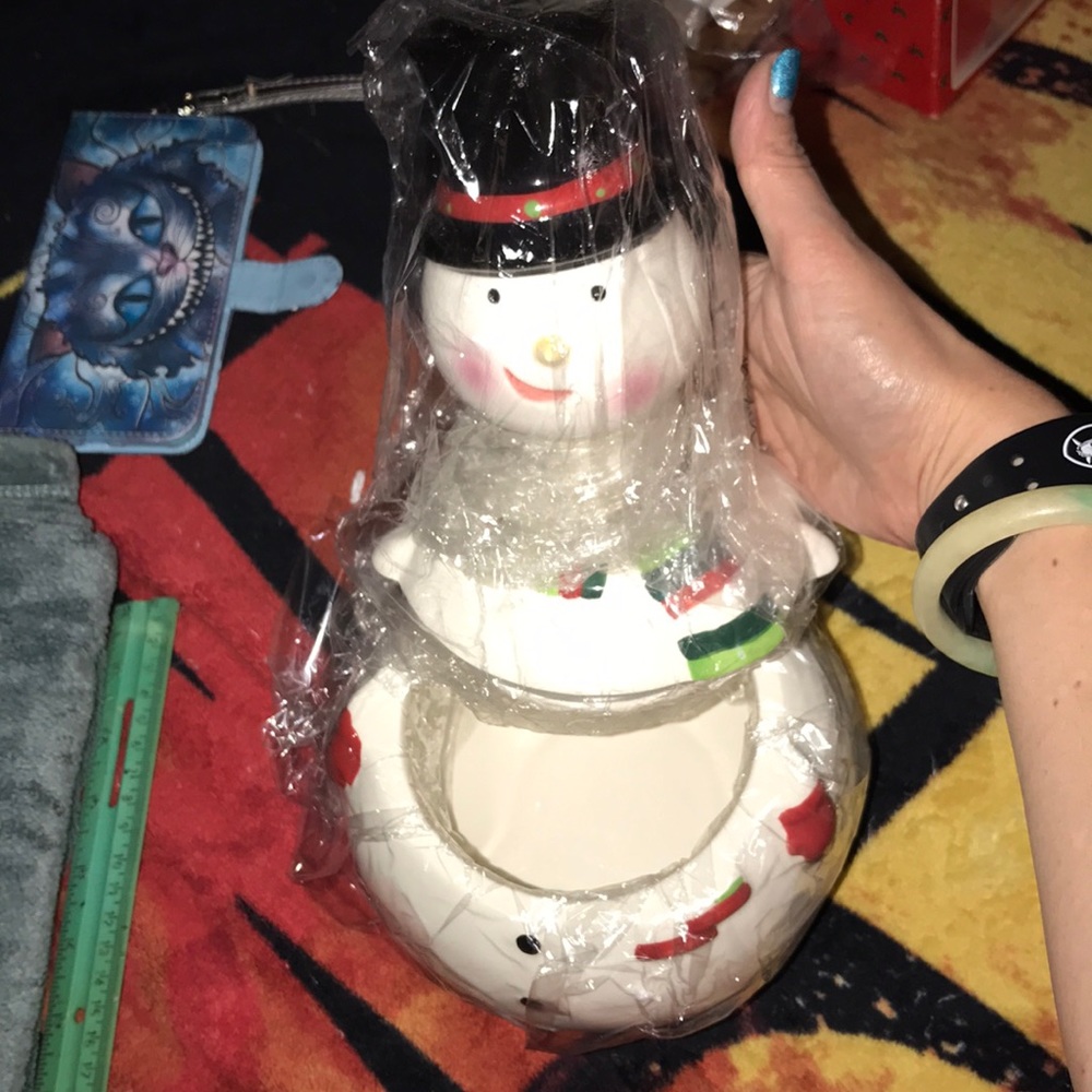 ⛄️ cookie 🍪 jar with bobble head Fresh decor new